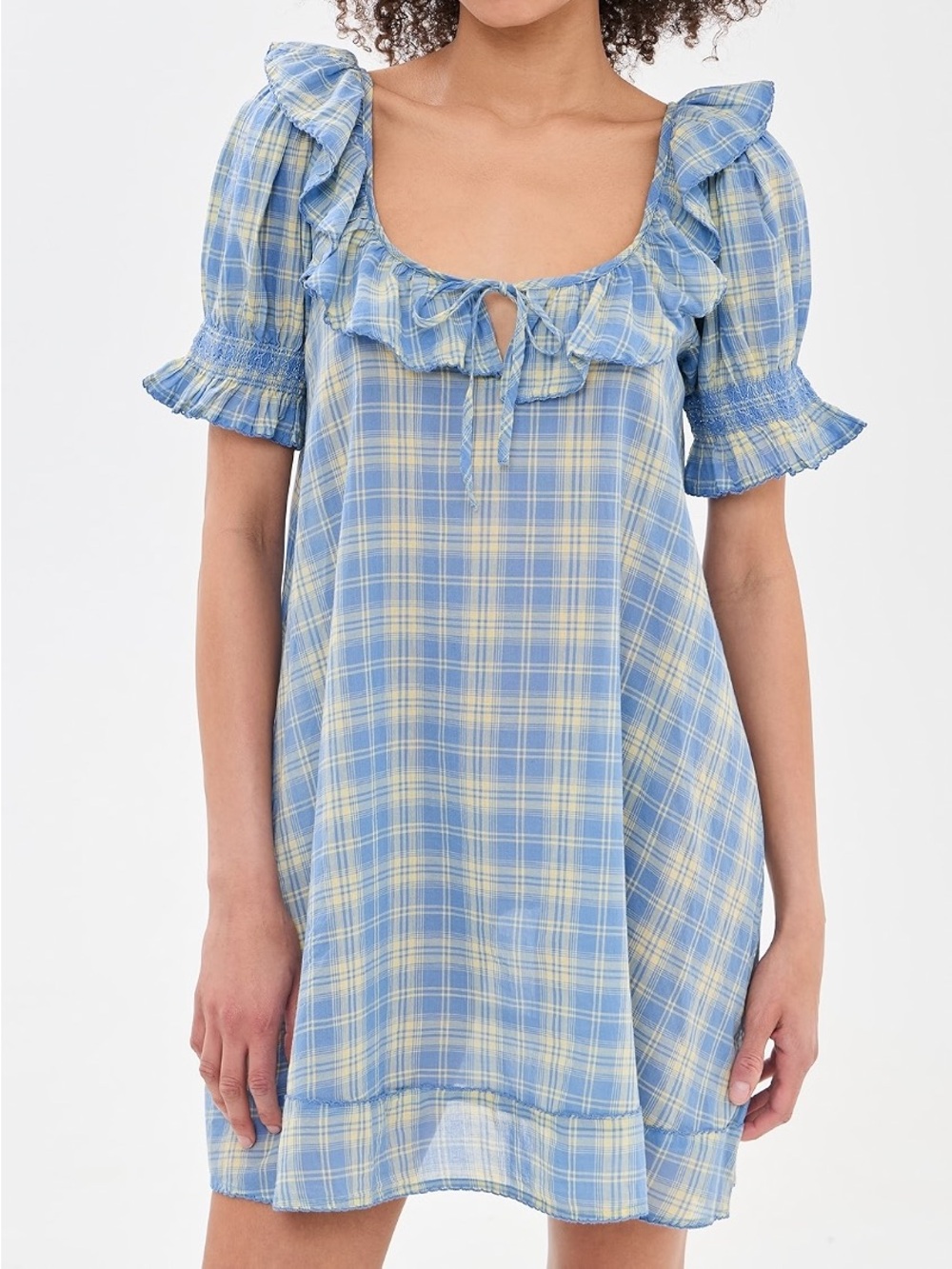 Damson Madder Harlow Mini Dress Blue Size 2